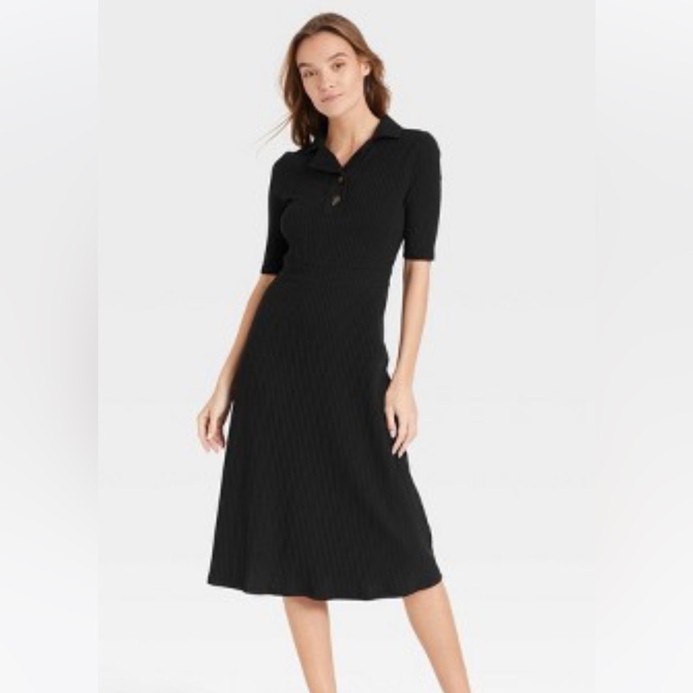 Who What Wear Polo Rib Dress